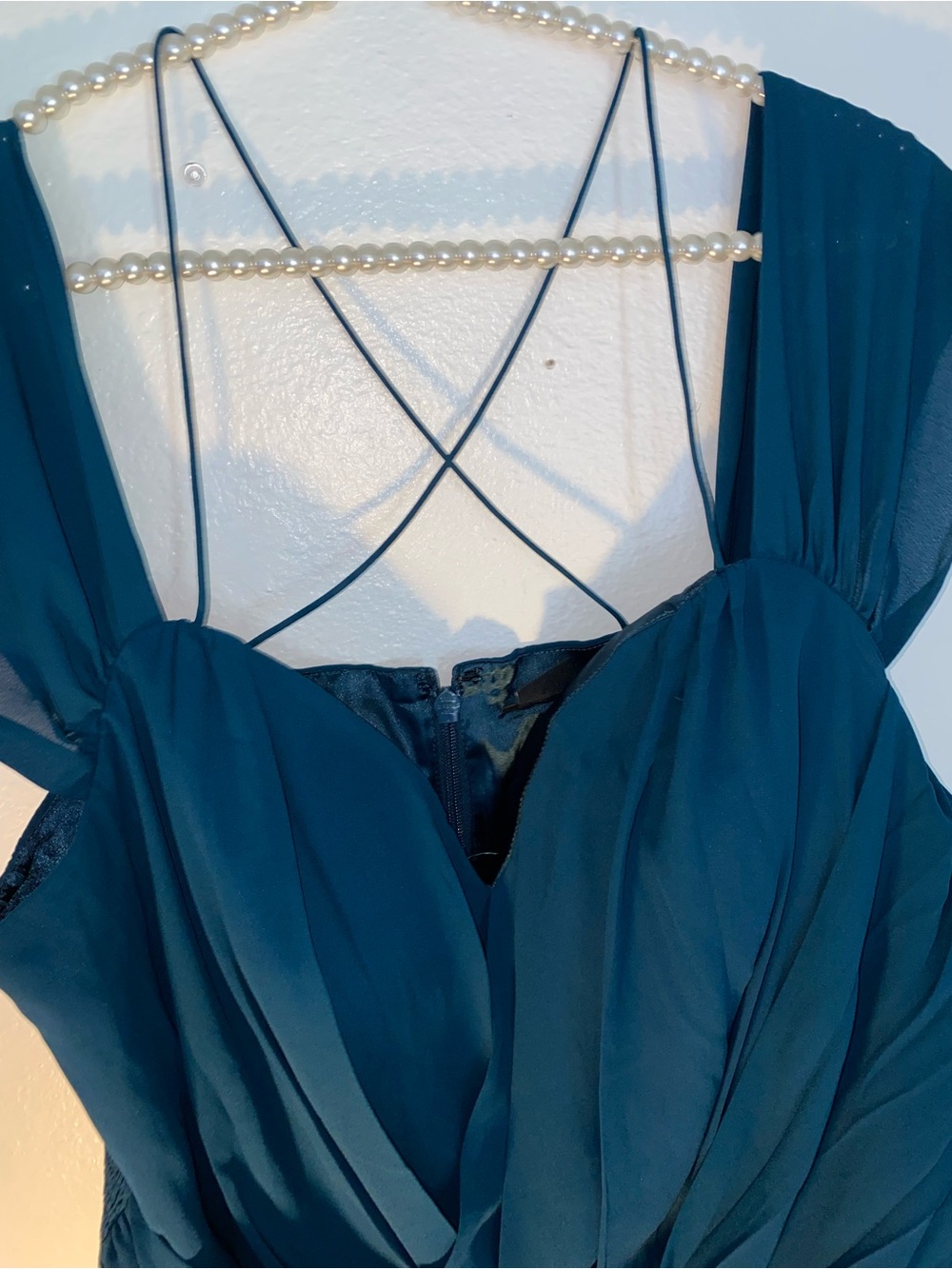 City Chic Entwine Maxi Dress In Emerald Plus Size 20 - Picture 6 of 6